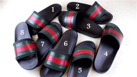 picture of gucci slides|fake Gucci slides.